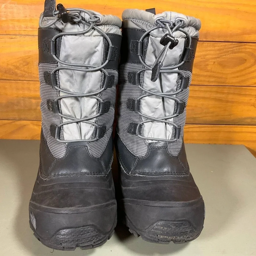 The‎ North Face Alpenglow  IV Waterproof Snow Boots Youth 7 Black Gray NF0A2T5P